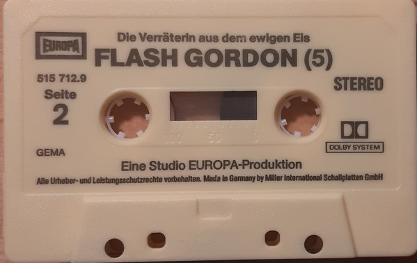 Cover zu Alex Raymond - Flash Gordon 5 - Die Verräterin Aus Dem Ewigen Eis | 1982 | Cassette | Non-Music, Children's | Germany