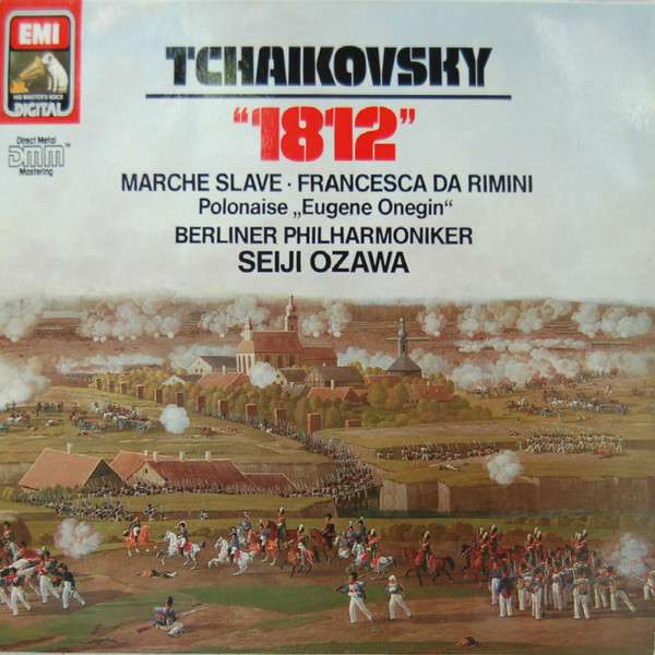 Bild Pyotr Ilyich Tchaikovsky, Berliner Philharmoniker, Seiji Ozawa – “1812” / Marche Slave ∙ Francesca Da Rimini / Polonaise „Eugene Onegin” | Vinyl, LP, Stereo | Classical | Europe Schallplatten Ankauf