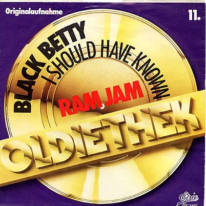 Bild Ram Jam – Black Betty | Vinyl, 45 RPM, 7″, Single, Reissue | Rock | Germany Schallplatten Ankauf