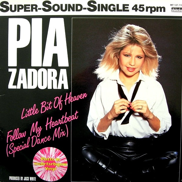 Bild Pia Zadora – Little Bit Of Heaven | 1985 | Vinyl, 12″, 45 RPM, Single | Electronic | Germany Schallplatten Ankauf