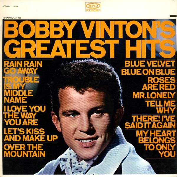 Bild Bobby Vinton – Bobby Vinton’s Greatest Hits | Vinyl, LP, Stereo, Reissue, Compilation | Pop | US Schallplatten Ankauf
