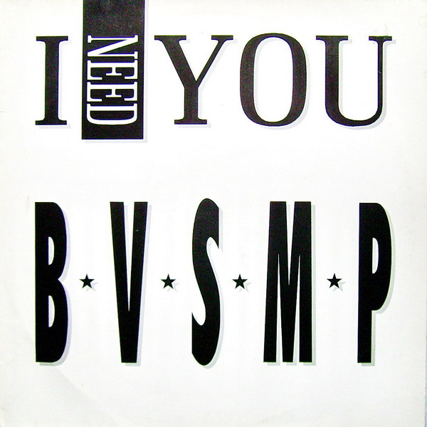 Bild B.V.S.M.P. – I Need You | 1988 | Vinyl, 12″, 45 RPM | Hip Hop | Europe Schallplatten Ankauf