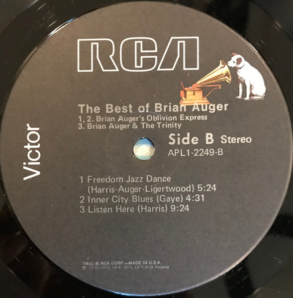 Cover zu Brian Auger - The Best Of Brian Auger | 1977 | Vinyl, LP, Stereo, Compilation | Jazz | US