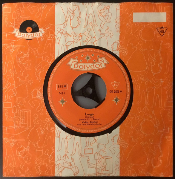 Cover zu Walter Günther Und Sein Streichorchester - Largo / Träumerei | Vinyl, 45 RPM, 7