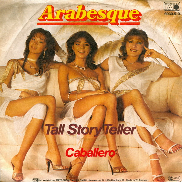 Bild Arabesque – Tall Story Teller / Caballero | 1982 | Vinyl, Stereo, 45 RPM, 7″, Single | Electronic | Germany Schallplatten Ankauf