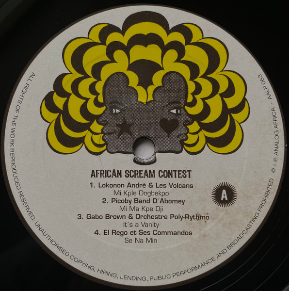 Cover zu Various - African Scream Contest | Vinyl, LP, Compilation | Jazz, Rock, Latin, Funk / Soul, Folk, World, & Country | Germany