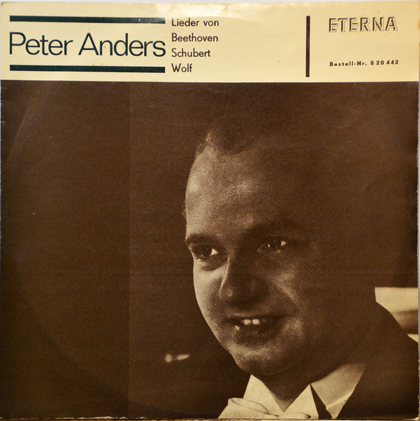 Bild Peter Anders (2) – Lieder Von Beethoven, Schubert, Wolf | Vinyl, LP, Mono | Classical | German Democratic Republic (GDR) Schallplatten Ankauf