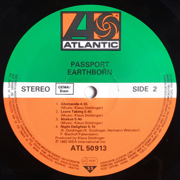 Cover zu Passport (2) - Earthborn | Vinyl, LP, Album, Repress | Jazz, Latin | Europe