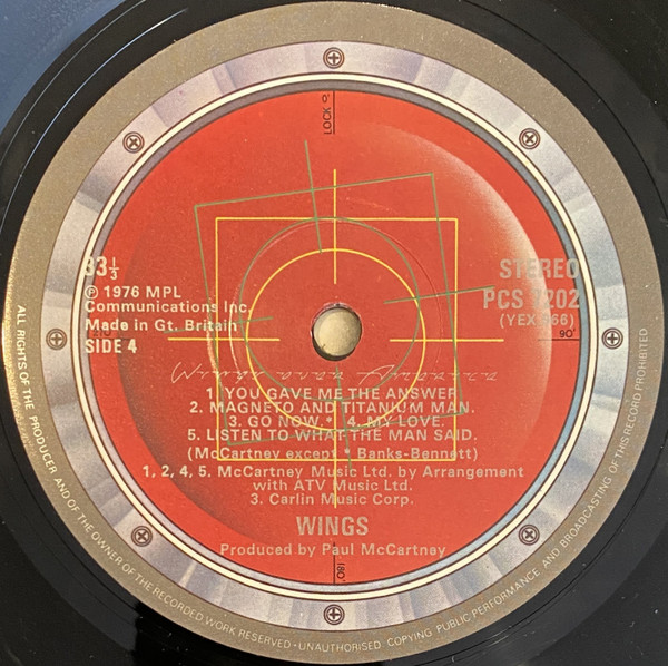 Cover zu Wings (2) - Wings Over America | 1976 | Vinyl, LP, Album, Stereo | Rock, Pop | UK