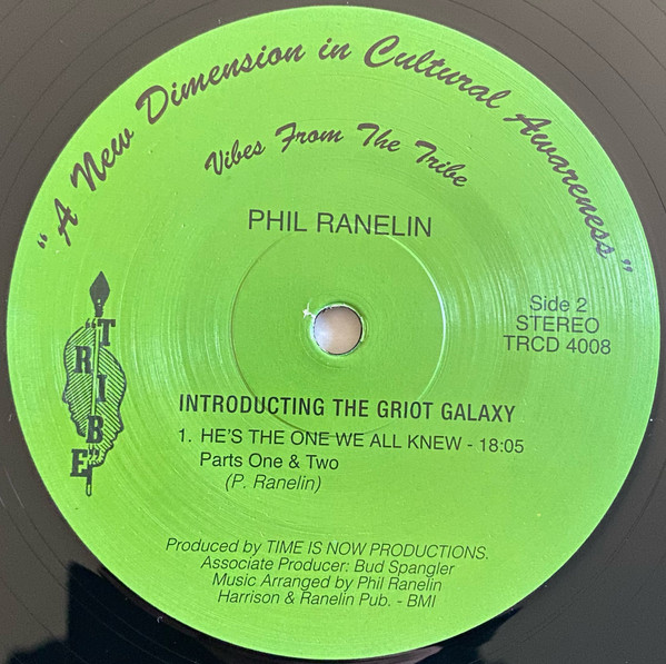 Cover zu Phil Ranelin - Vibes From The Tribe | 2018 | Vinyl, LP, Album, Stereo, Reissue, Remastered | Jazz, Funk / Soul | UK