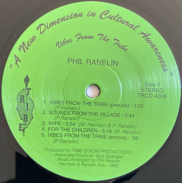 Cover zu Phil Ranelin - Vibes From The Tribe | 2018 | Vinyl, LP, Album, Stereo, Reissue, Remastered | Jazz, Funk / Soul | UK