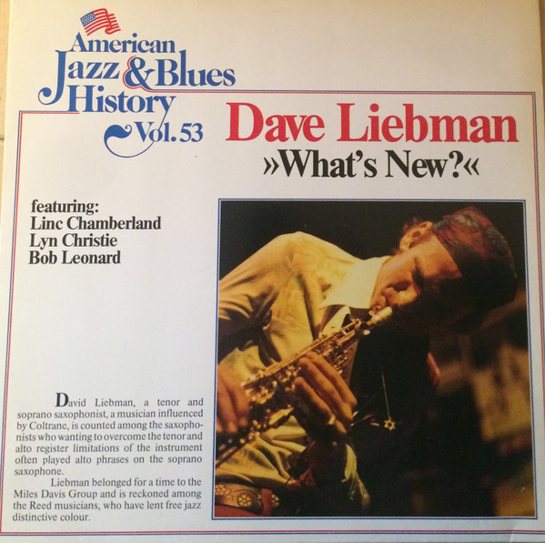 Bild David Liebman – What’s New? | Vinyl, LP, Album | Jazz | Germany Schallplatten Ankauf