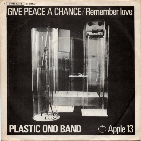 Bild The Plastic Ono Band – Give Peace A Chance | 1969 | Vinyl, Stereo, 45 RPM, 7″, Single | Rock | Germany Schallplatten Ankauf
