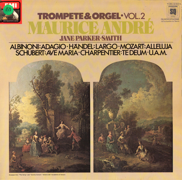 Bild Maurice André, Jane Parker-Smith – Trompete & Orgel Vol. 2 | 1978 | Vinyl, LP, Quadraphonic | Classical | Germany Schallplatten Ankauf