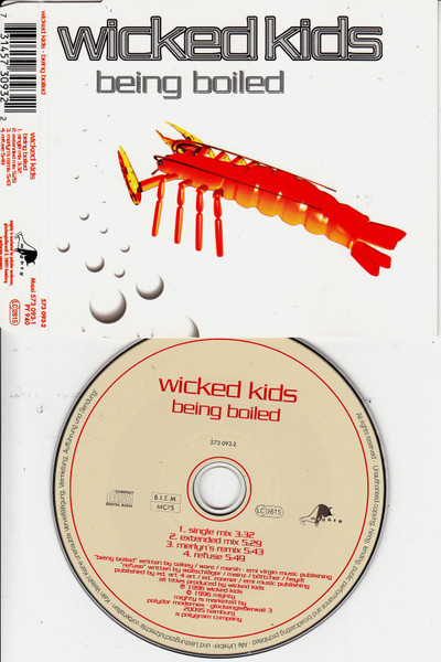 Cover zu 6 Wicked Kids - Being Boiled | 1996 | CD, Maxi-Single | Electronic | Germany