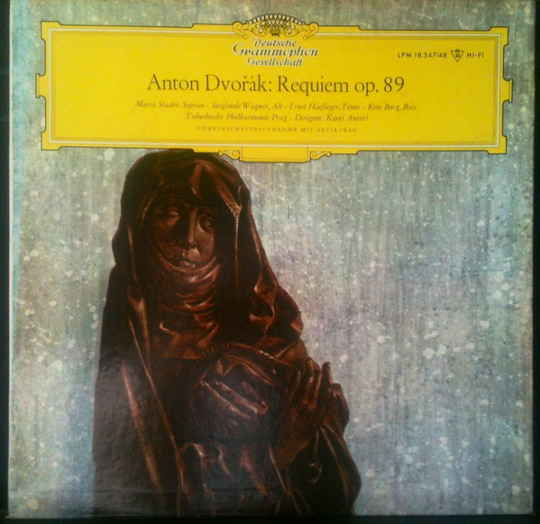 Bild Antonín Dvořák, Maria Stader, Sieglinde Wagner, Ernst Haefliger, Kim Borg, The Czech Philharmonic Orchestra, Karel Ančerl – Requiem Op. 89 | 1960 | Vinyl, LP, Mono | Classical | Germany Schallplatten Ankauf
