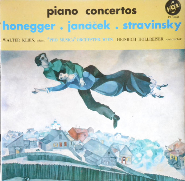 Bild Igor Stravinsky | Leoš Janáček | Arthur Honegger – Walter Klien, Vienna Pro Musica Orchestra, Heinrich Hollreiser – Piano Concertos | Vinyl, LP, Mono | Classical | US Schallplatten Ankauf