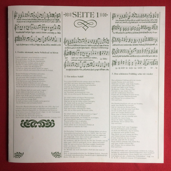 Cover zu Zupfgeigenhansel - Volkslieder 3 - Im Krug Zum Grünen Kranze | 1978 | Vinyl, LP, Album, Stereo | Folk, World, & Country | Germany