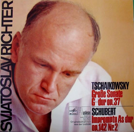 Bild Pyotr Ilyich Tchaikovsky – Franz Schubert, Sviatoslav Richter – Grosse Sonate G Major, Op. 37 – Impromptu Op. 142 Nr. 2 | 1975 | Vinyl, LP, Stereo | Classical | Germany Schallplatten Ankauf