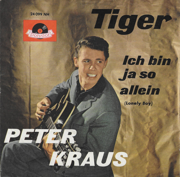 Bild Peter Kraus – Tiger | 1959 | Vinyl, 45 RPM, 7″, Single, Mono | Rock, Pop | Germany Schallplatten Ankauf