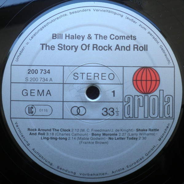 Cover zu Bill Haley And His Comets - The Story Of Rock And Roll | 1979 | Vinyl, LP, Compilation | Rock | Germany