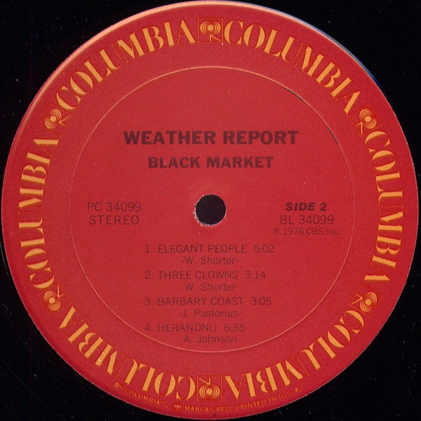 Cover zu Weather Report - Black Market | 1976 | Vinyl, LP, Album | Jazz | US
