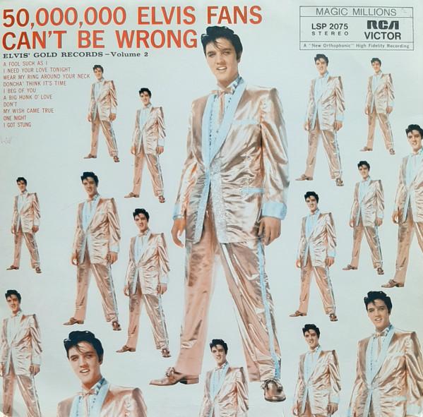Bild Elvis Presley – 50,000,000 Elvis Fans Can’t Be Wrong (Elvis’ Gold Records, Vol. 2) | Vinyl, LP, Stereo, Reissue, Compilation | Rock, Pop | Germany Schallplatten Ankauf
