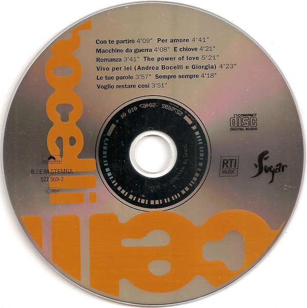 Cover zu Andrea Bocelli - Bocelli | CD, Album | Pop, Classical | Europe