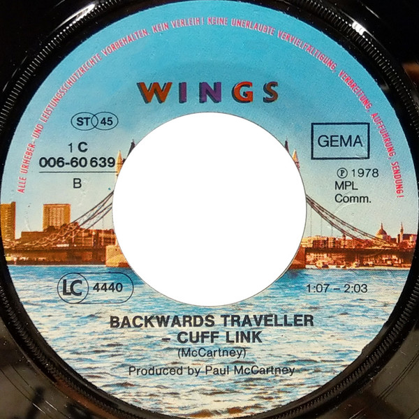 Cover zu Wings (2) - With A Little Luck | 1978 | Vinyl, Stereo, 45 RPM, 7