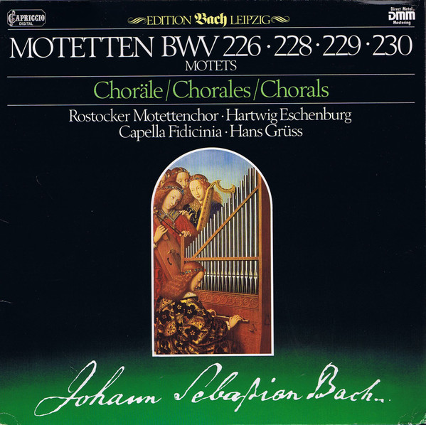 Bild Johann Sebastian Bach, Rostocker Motettenchor, Hartwig Eschenburg, Capella Fidicinia, Hans Grüß – Motetten BWV 226  • 228 • 229 • 230 / Choräle | 1984 | Vinyl, LP, Club Edition | Classical Schallplatten Ankauf
