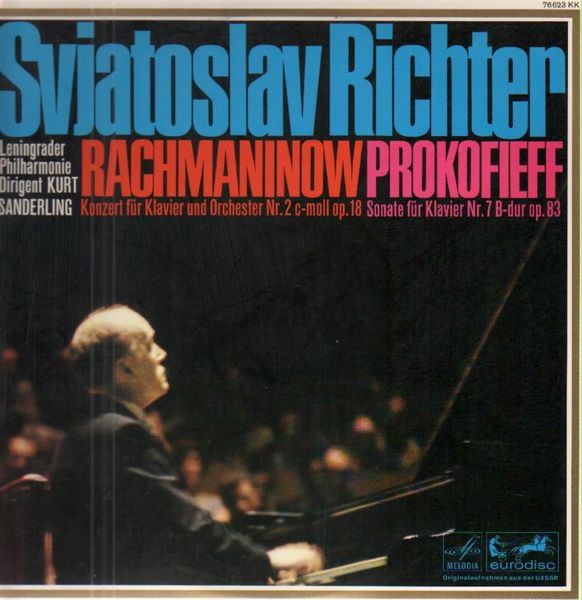 Bild Sviatoslav Richter – Sergei Rachmaninoff, Sergei Prokofiev, Leningrad Philharmonic Orchestra, Kurt Sanderling – Konzert Für Klavier Und Orchester Nr.2 C-Moll Op.18 / Sonate Für Klavier Nr.7 Schallplatten Ankauf