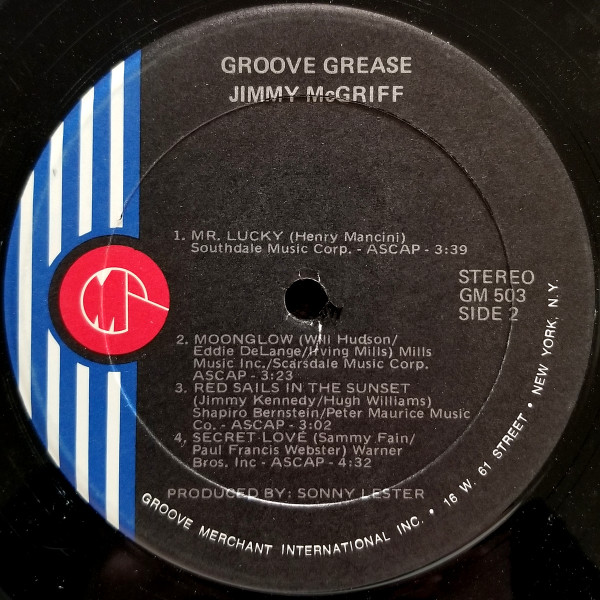 Cover zu Jimmy McGriff - Groove Grease | Vinyl, LP, Album, Stereo | Jazz, Funk / Soul | US