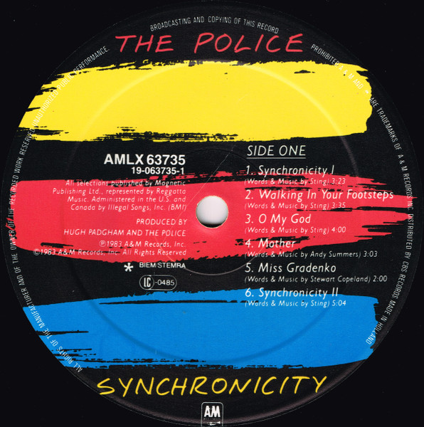 Cover zu The Police - Synchronicity | 1983 | Vinyl, LP, Album, Stereo | Rock, Pop | Europe