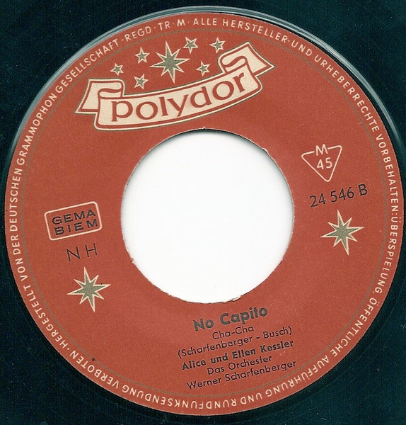 Cover zu Alice & Ellen Kessler - Die Kavaliere Von 1910 | 1961 | Vinyl, 45 RPM, 7