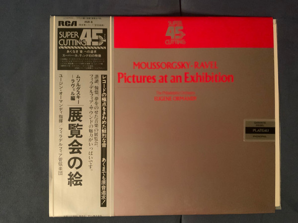 Bild Modest Mussorgsky, Maurice Ravel, Eugene Ormandy, The Philadelphia Orchestra – Pictures at an Exhibition | Vinyl, LP, Album, Stereo, 45 RPM | Classical | Japan Schallplatten Ankauf