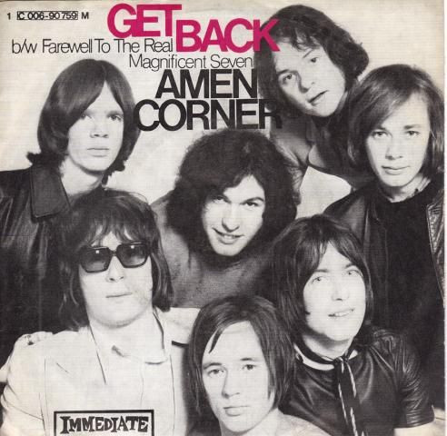 Bild Amen Corner – Get Back | 1969 | Vinyl, 45 RPM, 7″, Single, Mono | Rock | Germany Schallplatten Ankauf