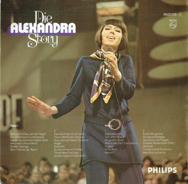 Cover zu Alexandra (7) - Stimme Der Sehnsucht - Die Alexandra Story | 1972 | Vinyl, LP, Stereo, Compilation | Pop | Germany