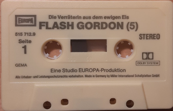 Cover zu Alex Raymond - Flash Gordon 5 - Die Verräterin Aus Dem Ewigen Eis | 1982 | Cassette | Non-Music, Children's | Germany
