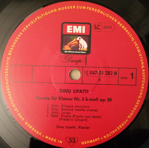 Cover zu Frédéric Chopin, Dinu Lipatti - Dinu Lipatti 2 - Frédéric Chopin | Vinyl, LP | Classical | Germany