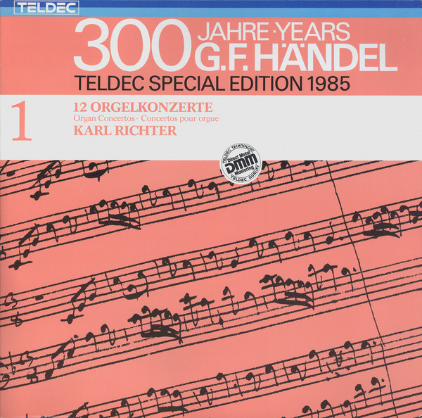 Bild Georg Friedrich Händel, Karl Richter – 12 Orgelkonzerte | 1985 | Vinyl, LP, Stereo, Reissue | Classical | Germany Schallplatten Ankauf