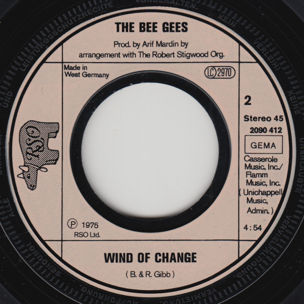 Cover zu Bee Gees - Spirits (Having Flown) | 1980 | Vinyl, Stereo, 45 RPM, 7