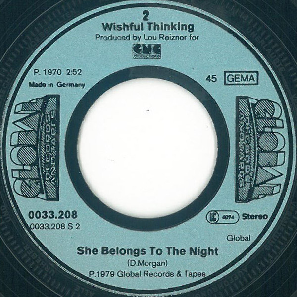 Cover zu Wishful Thinking - Hiroshima | 1979 | Vinyl, Stereo, 45 RPM, 7