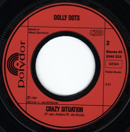 Cover zu Dolly Dots - S.T.O.P. | 1981 | Vinyl, Stereo, 45 RPM, 7