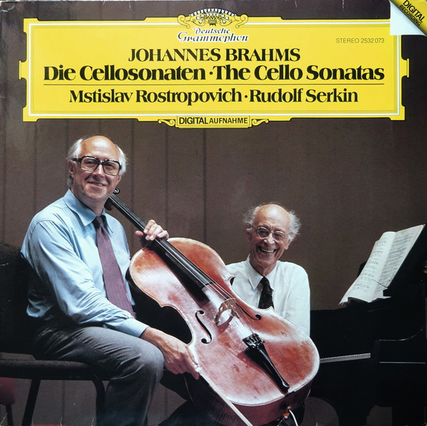 Bild Johannes Brahms / Mstislav Rostropovich, Rudolf Serkin – Die Cellosonaten • The Cello Sonatas | 1983 | Vinyl, LP, Stereo | Classical | Germany Schallplatten Ankauf