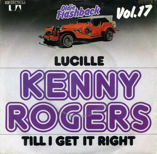 Bild Kenny Rogers – Lucille | Vinyl, 45 RPM, 7″, Single, Reissue | Rock, Pop | Germany Schallplatten Ankauf
