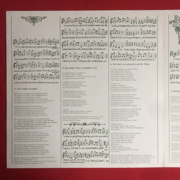 Cover zu Zupfgeigenhansel - Volkslieder 3 - Im Krug Zum Grünen Kranze | 1978 | Vinyl, LP, Album, Stereo | Folk, World, & Country | Germany