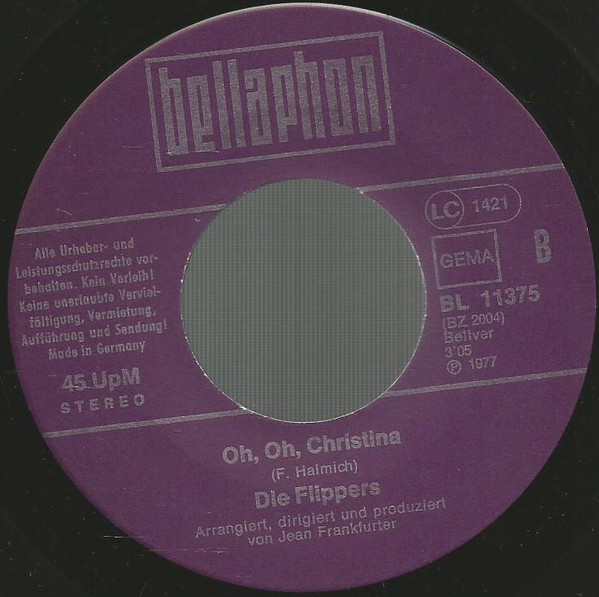 Cover zu Die Flippers - Kinder Des Sommers | 1977 | Vinyl, Stereo, 45 RPM, 7