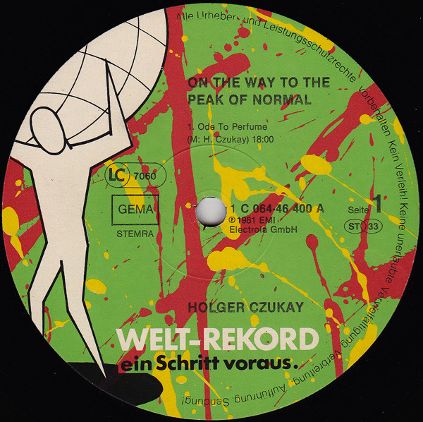 Cover zu Holger Czukay - On The Way To The Peak Of Normal | 1981 | Vinyl, LP, Album | Electronic, Rock | Germany