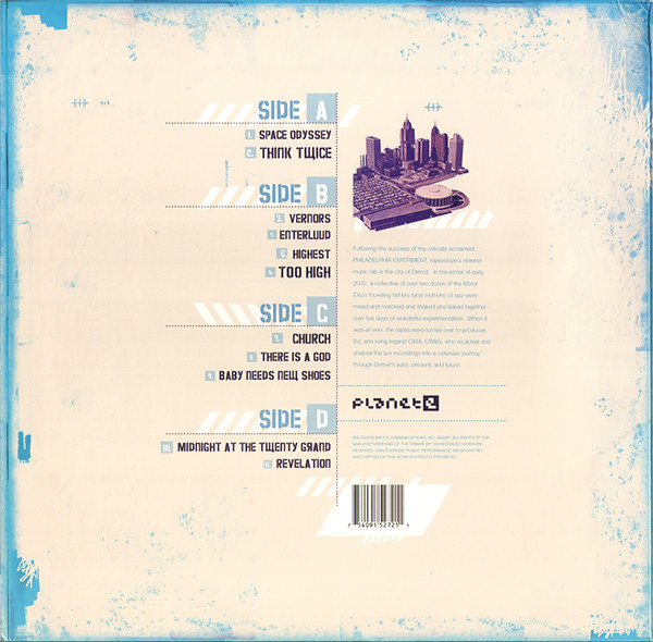 Cover zu The Detroit Experiment - The Detroit Experiment | 2003 | Vinyl, LP, Album | Electronic, Hip Hop, Jazz, Funk / Soul | US