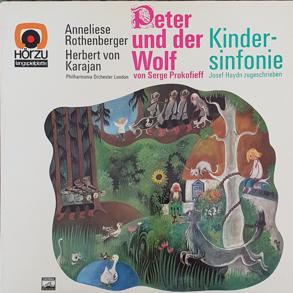 Bild Sergei Prokofiev / Joseph Haydn, Philharmonia Orchestra, Herbert von Karajan, Anneliese Rothenberger – Peter Und Der Wolf / Kindersinfonie | Vinyl, LP, Compilation | Classical | Germany Schallplatten Ankauf